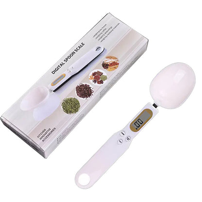 Digital Kitchen Spoon Scale 500g/0.1g Precision Electronic Measuring Spoon with Detachable Head for Food Ingredients
