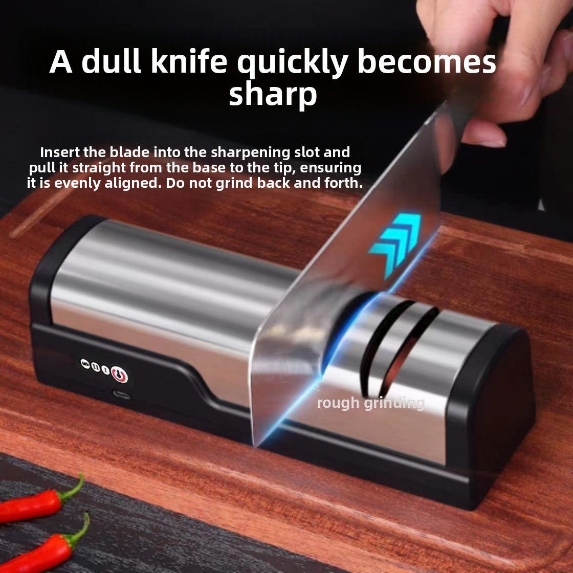 Rechargeable Automatic Electric Knife Sharpener