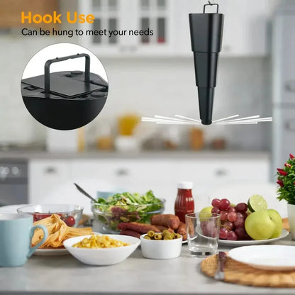 1PC Multi Fly Fans for Tables Fly Repellent Fan Indoor Outdoor with Holographic Blades Keep Flies Away Bug Repellent Outdoor