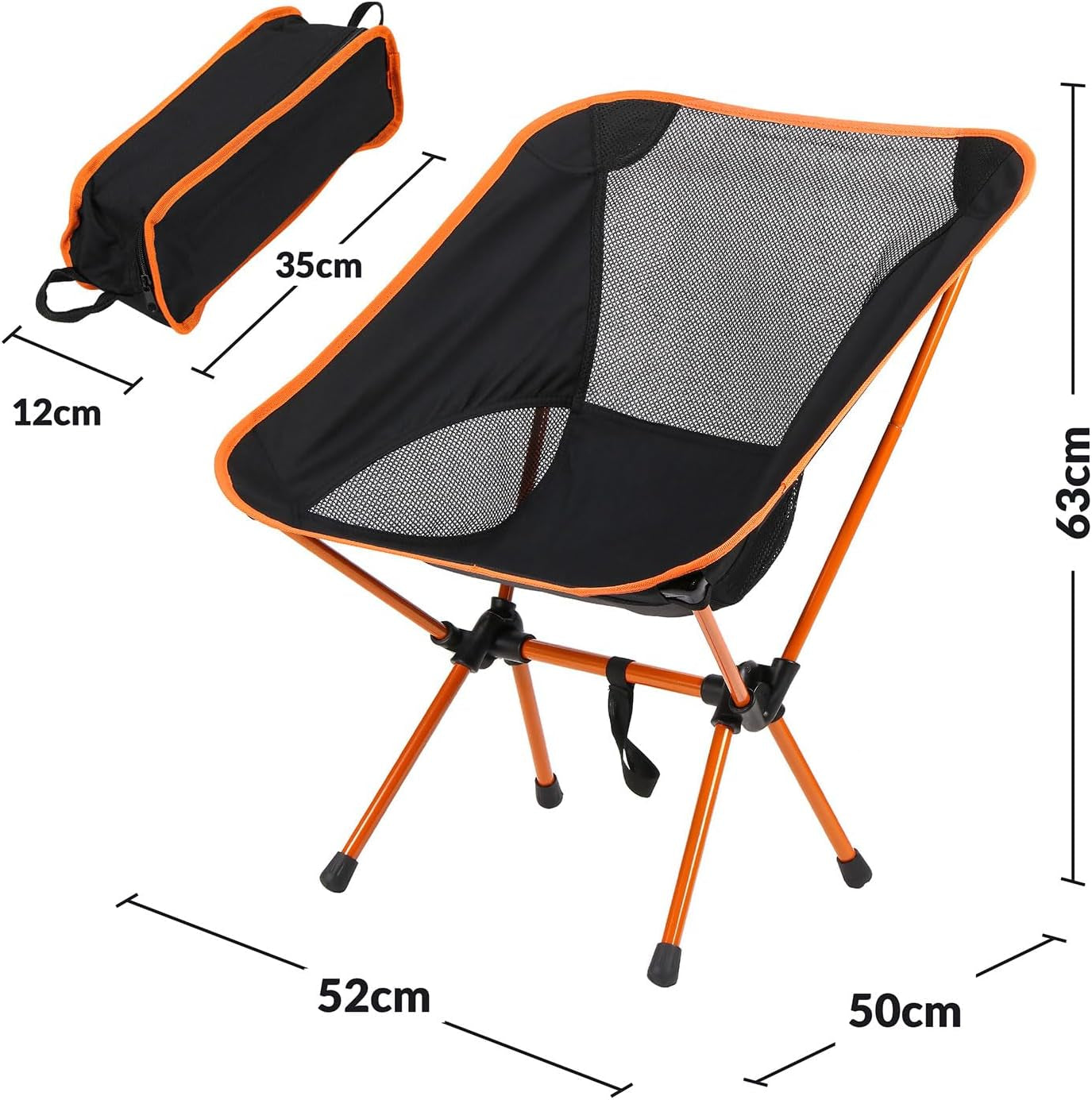 Ultra-Lightweight Portable Backpack Camping Chair