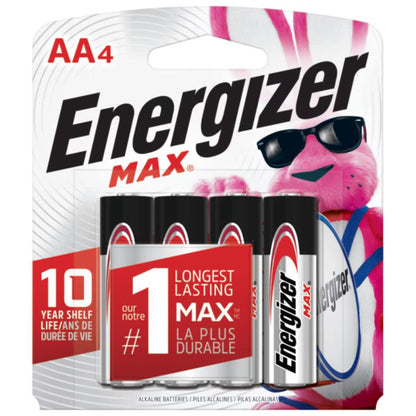 MAX AA Batteries (4 Pack), Double a Alkaline Batteries